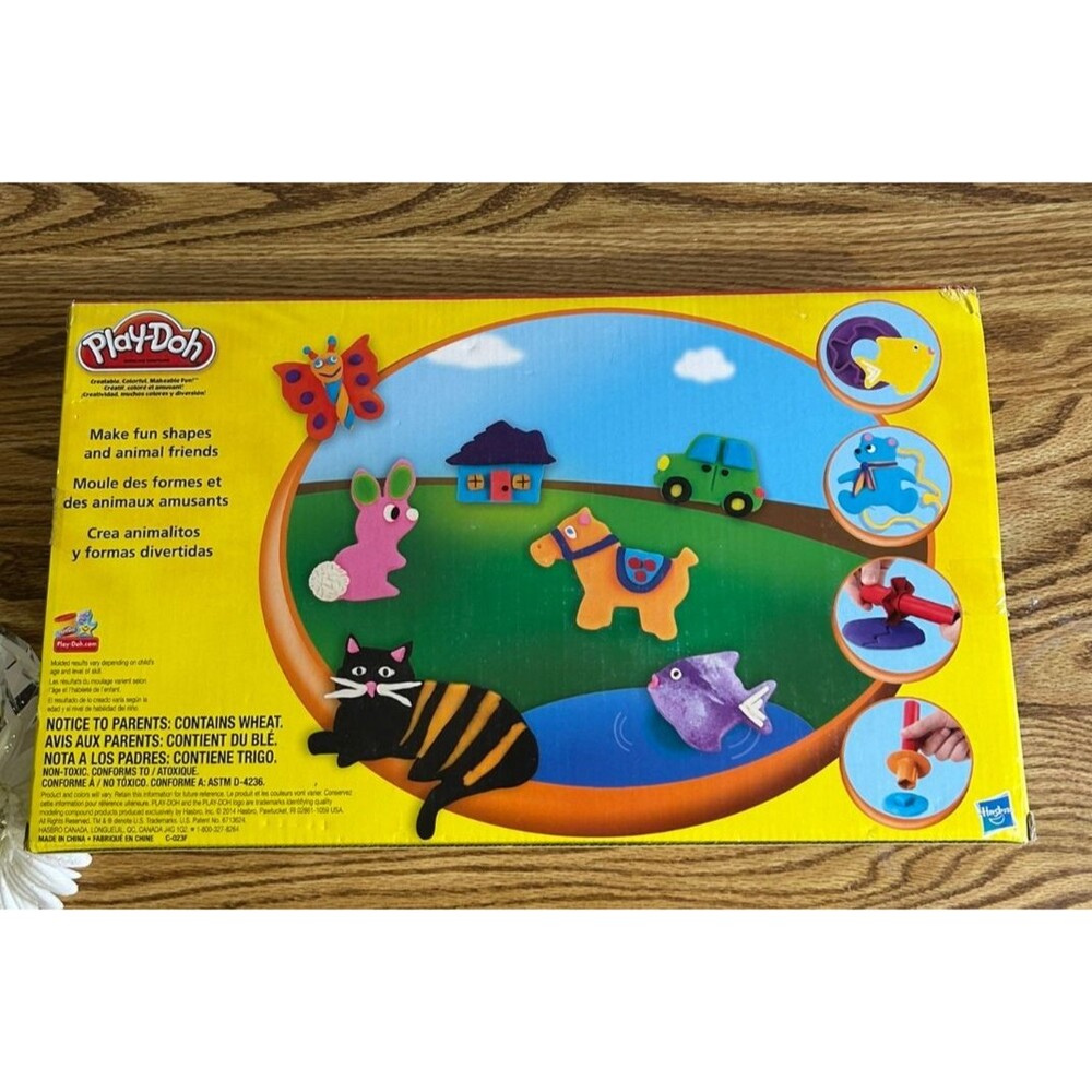 Play-Doh Stamp n Shape Toolkit 30+ Tools 10 Colors Kids Craft Essentials - Picture 3 of 4